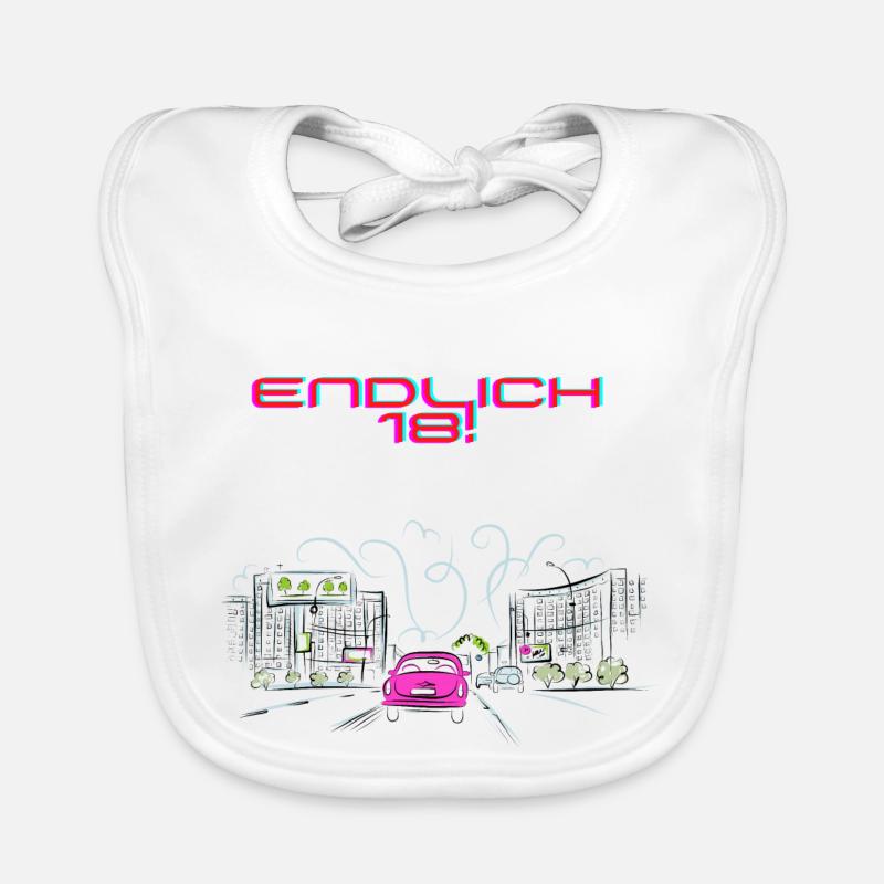 Finally 18 - Birthday Organic Baby Bibs