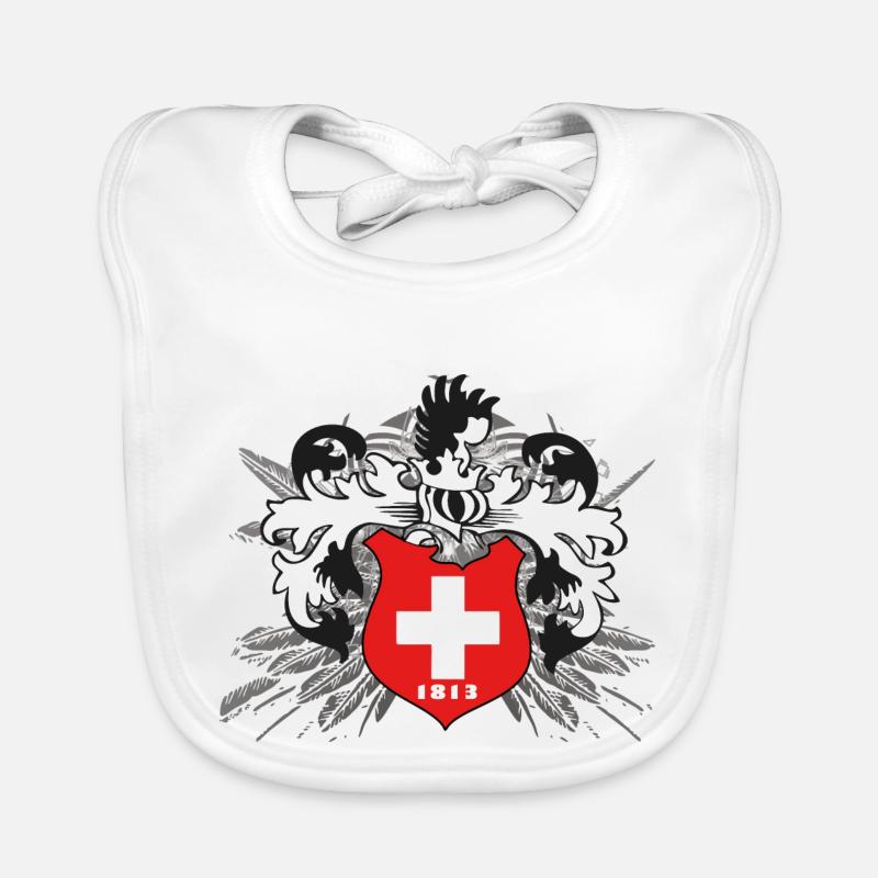 Suisse Impression de t-shirts ou de sweats à capuche et textos Bavoir bio Bébé