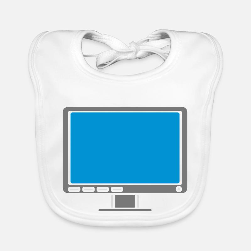 Design Bildschirm Anzeige Computer Baby Bio-Lätzchen