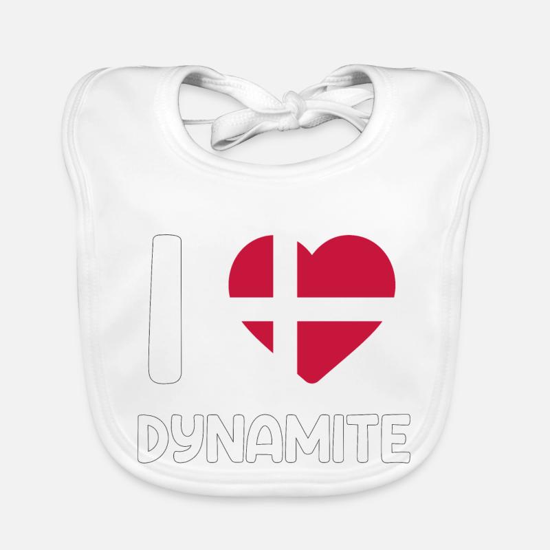 danish dynamite Dänemark Däne Geschenk Baby Bio-Lätzchen