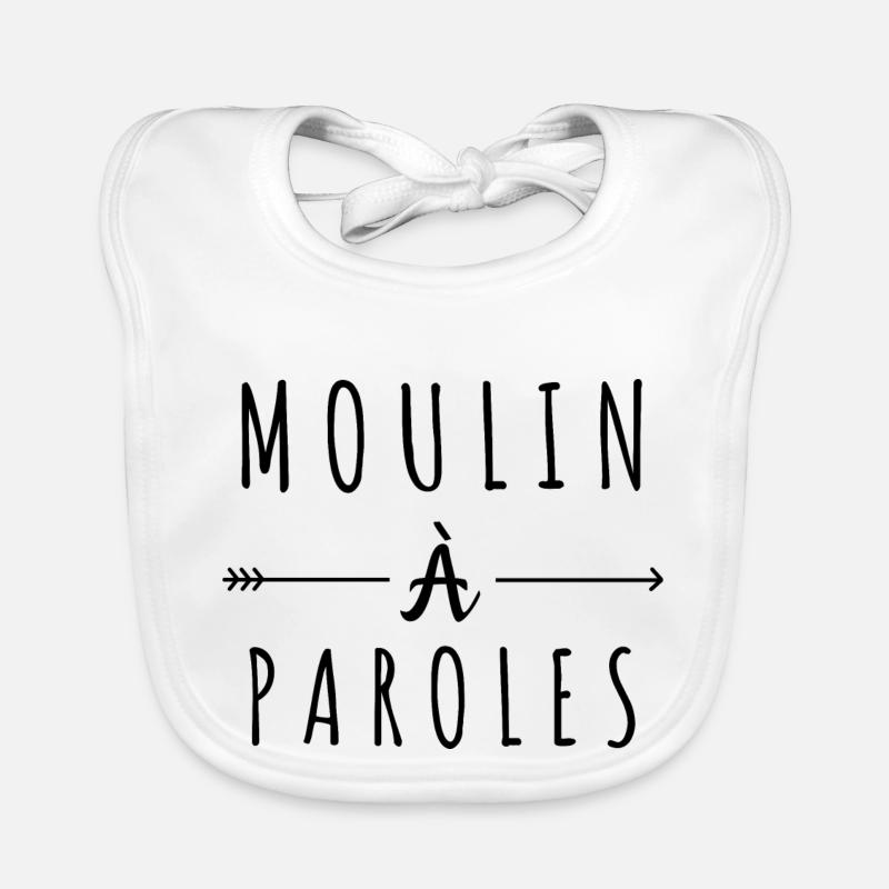 Moulin à paroles Bavoir bio Bébé