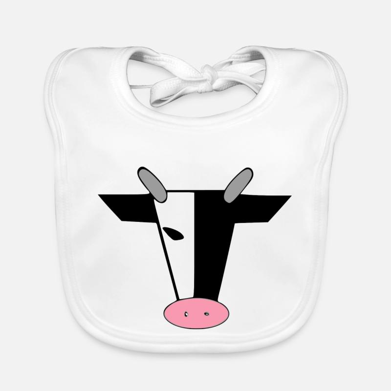 Cow's head Organic Baby Bibs