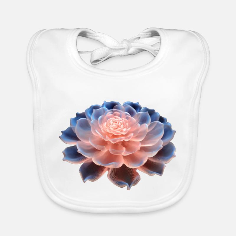 3D Flower Organic Baby Bibs