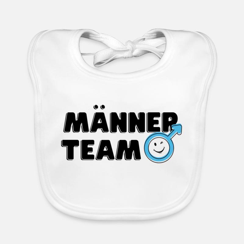 Männer Team Stolz Baby Bio-Lätzchen