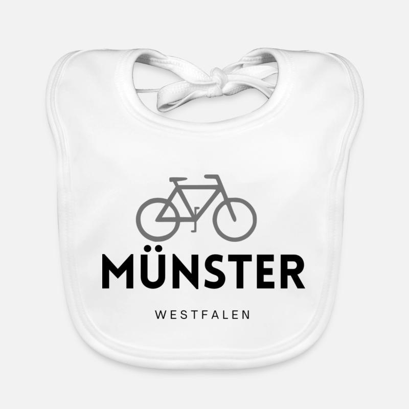 Münster Bicycle Love Organic Baby Bibs