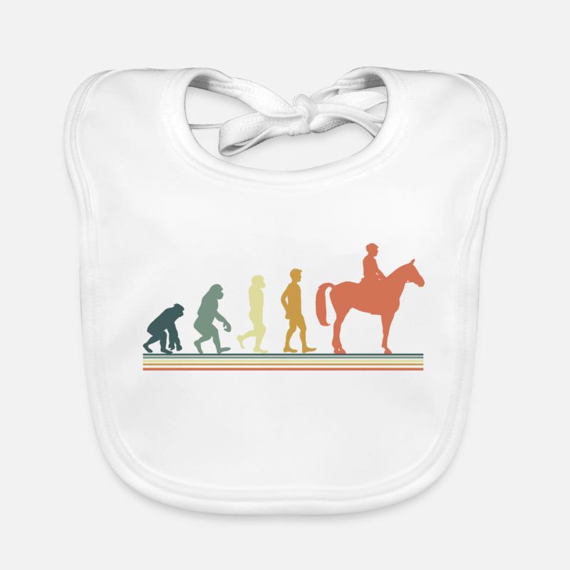 Evolution cheval Bavoir bio Bébé
