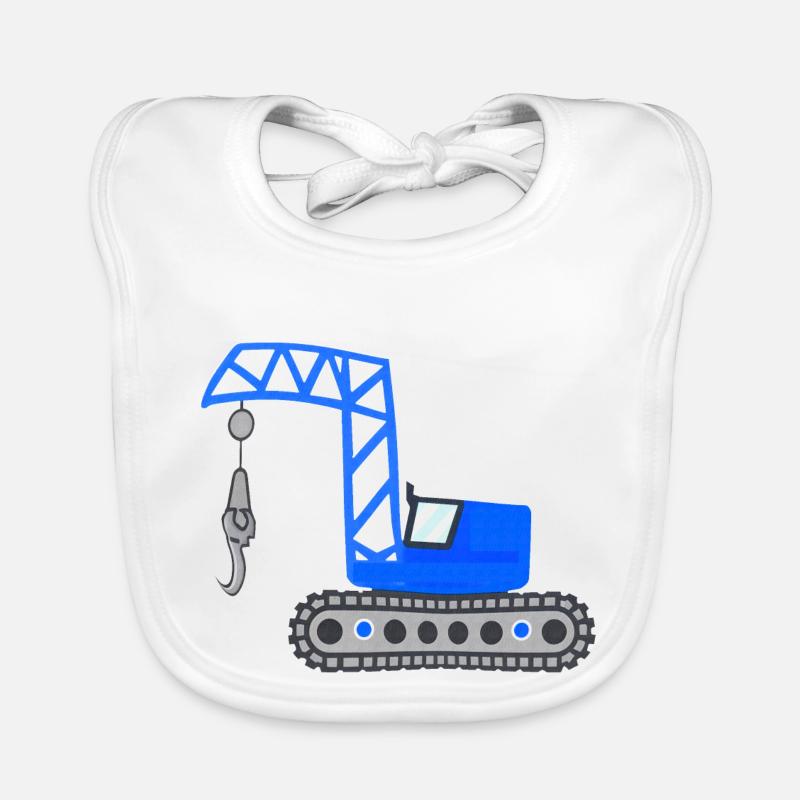 Grue bleue Bavoir bio Bébé