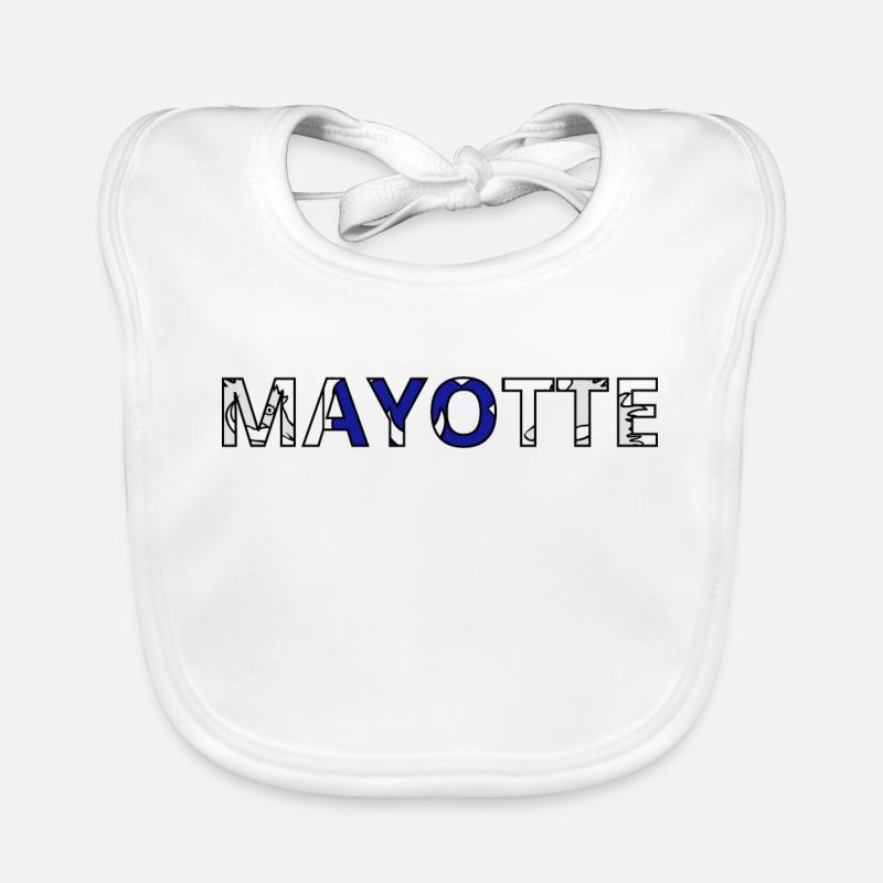 Mayotte-Flagge Baby Bio-Lätzchen