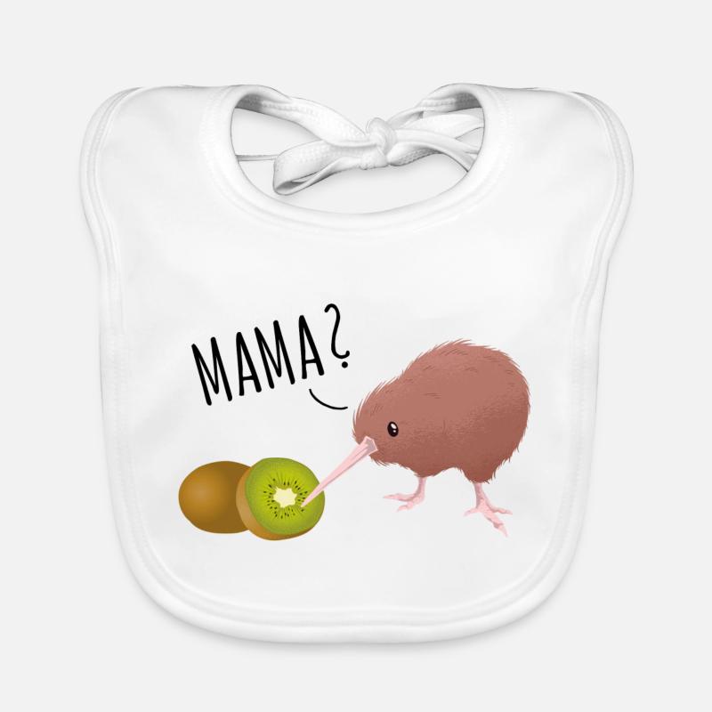 Kiwi Mama - Bist du's? Baby Bio-Lätzchen