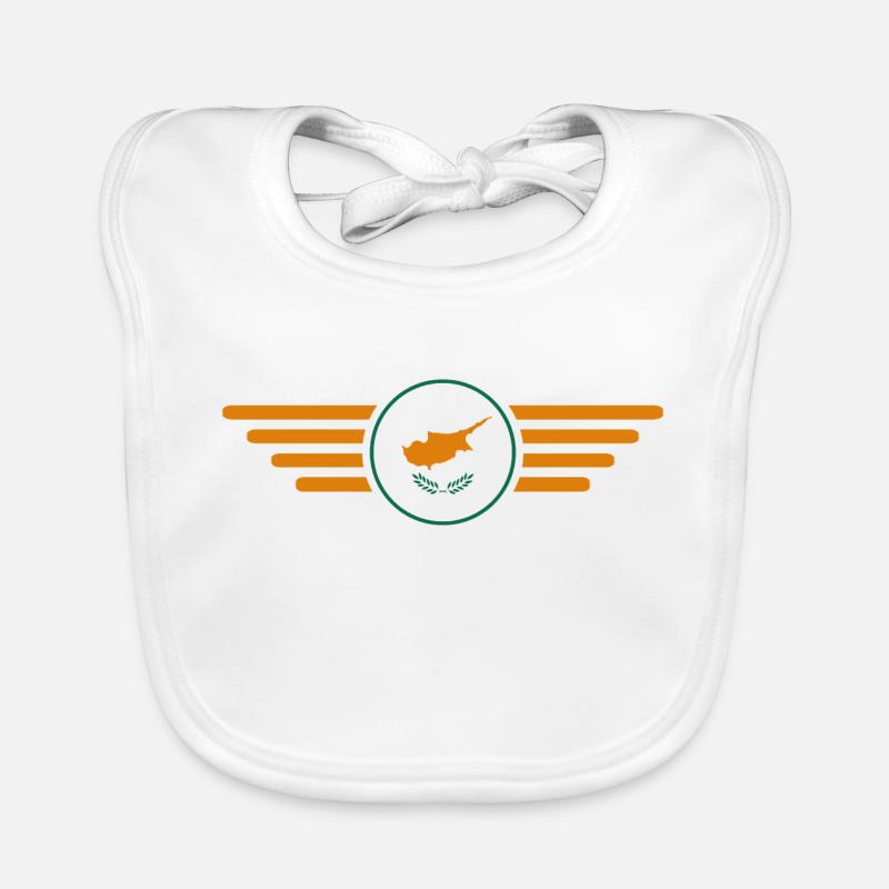 T-shirt design de style chypriote Bavoir bio Bébé