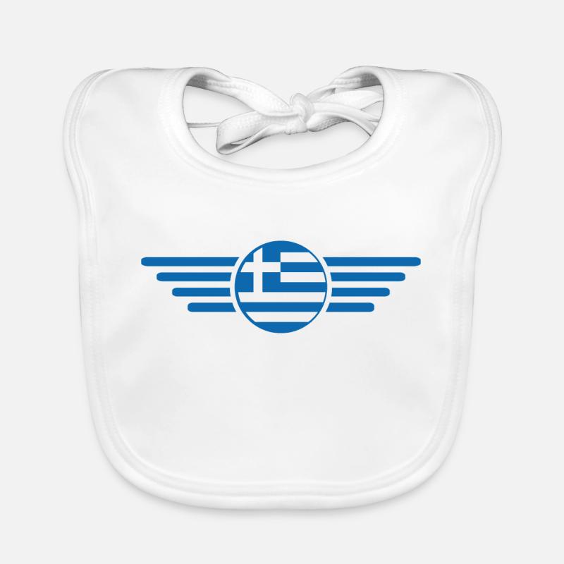 T-shirt design de style grec Bavoir bio Bébé