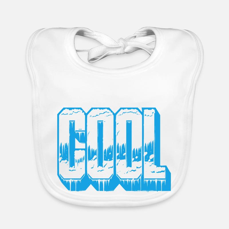 Das WORT "COOL" Baby Bio-Lätzchen