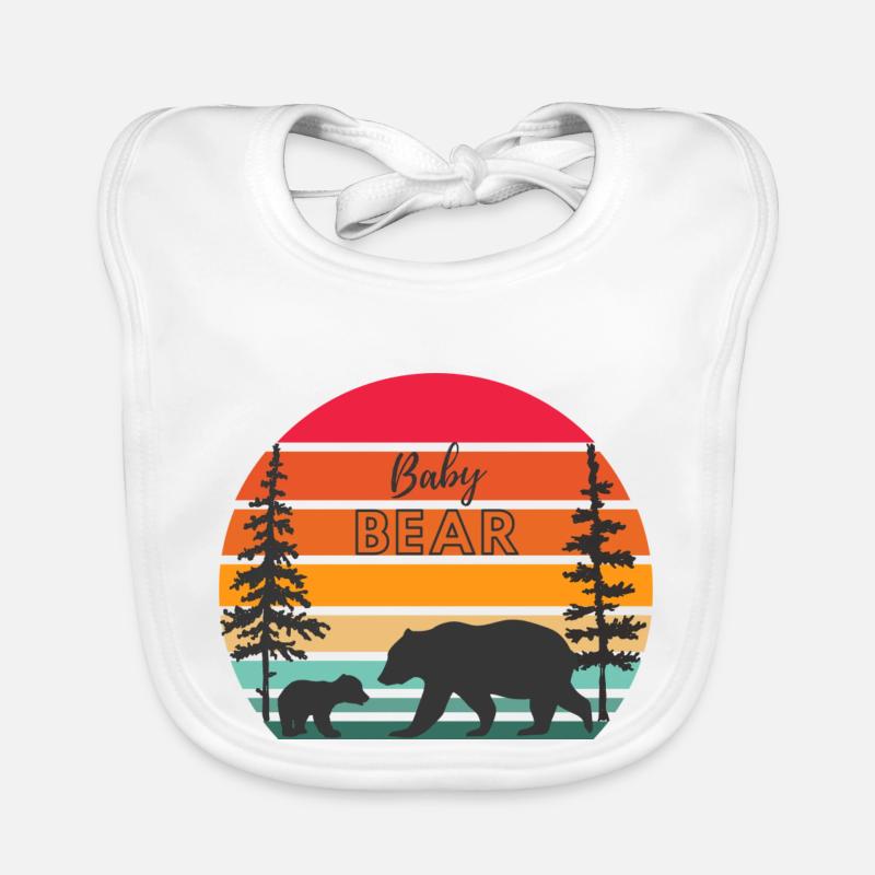 Bébé ours Bavoir bio Bébé