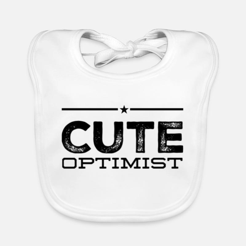 Optimiste mignon Bavoir bio Bébé