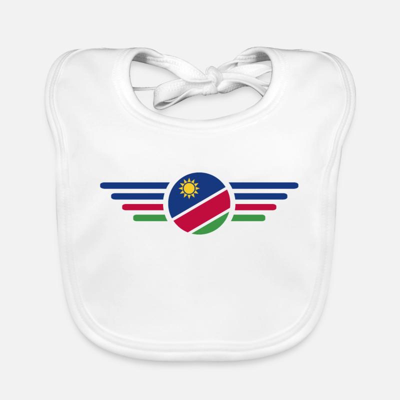 I Love Namibia, Elegance Style Design T-Shirt Organic Baby Bibs