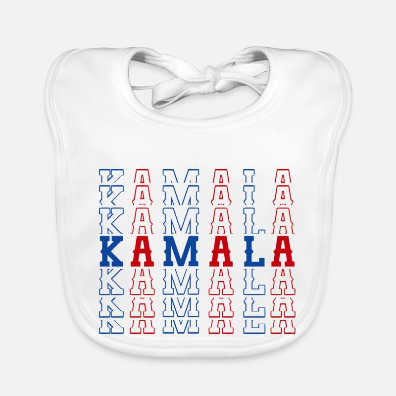 KAMALA HARRIS Amérique Bavoir bio Bébé