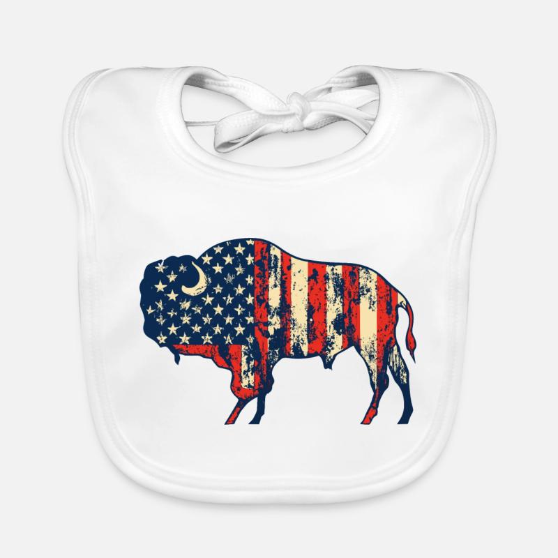 American Bison Baby Bio-Lätzchen