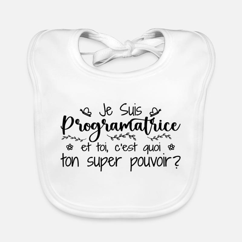 Ich bin Programmierer. Was ist deine Macht Baby Bio-Lätzchen