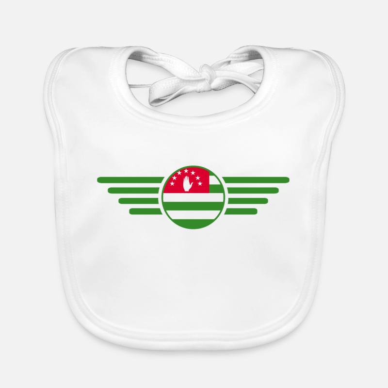 J’aime l’Abkhazie, T-shirt design de style élégance Bavoir bio Bébé