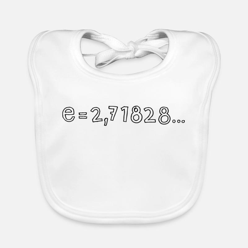 Tag der Eulerschen Zahl Baby Bio-Lätzchen
