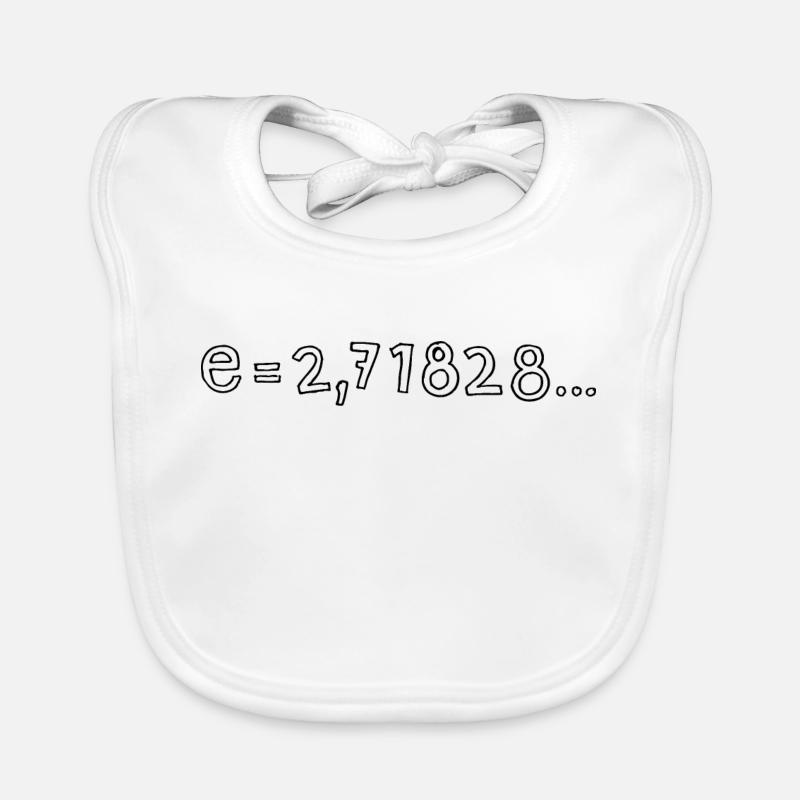 Tag der Eulerschen Zahl Baby Bio-Lätzchen