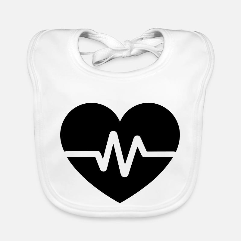 heartbeat Organic Baby Bibs