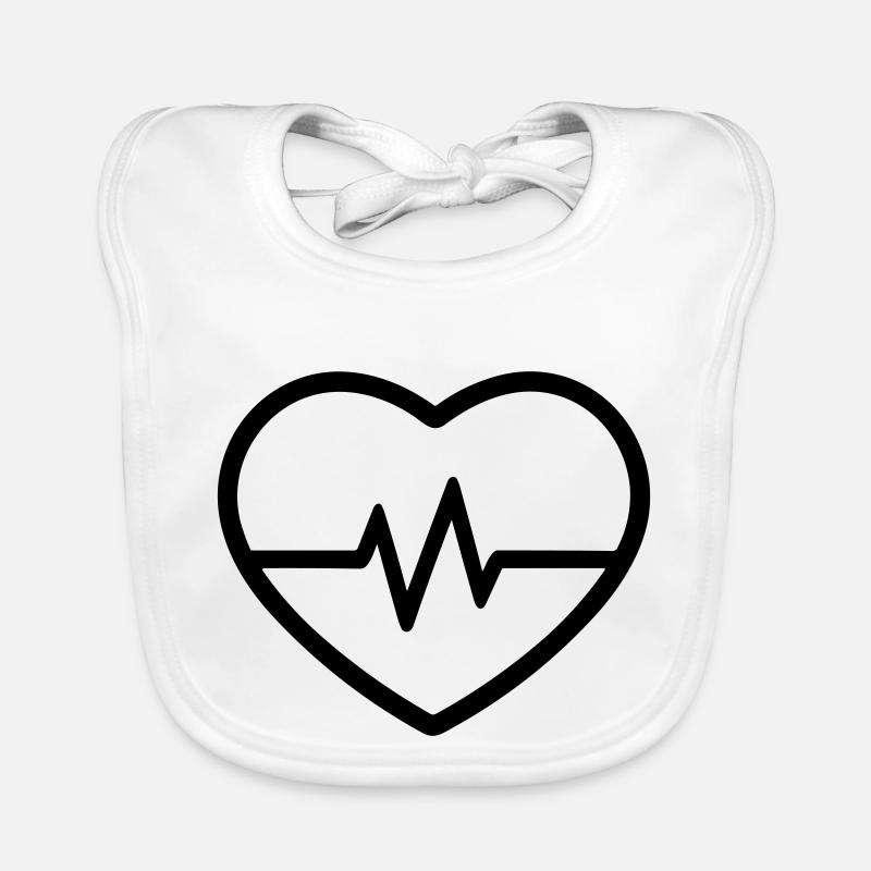 heartbeat Organic Baby Bibs
