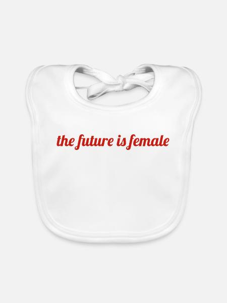 the future - Baby Bio-Lätzchen - Weiß - Vorne