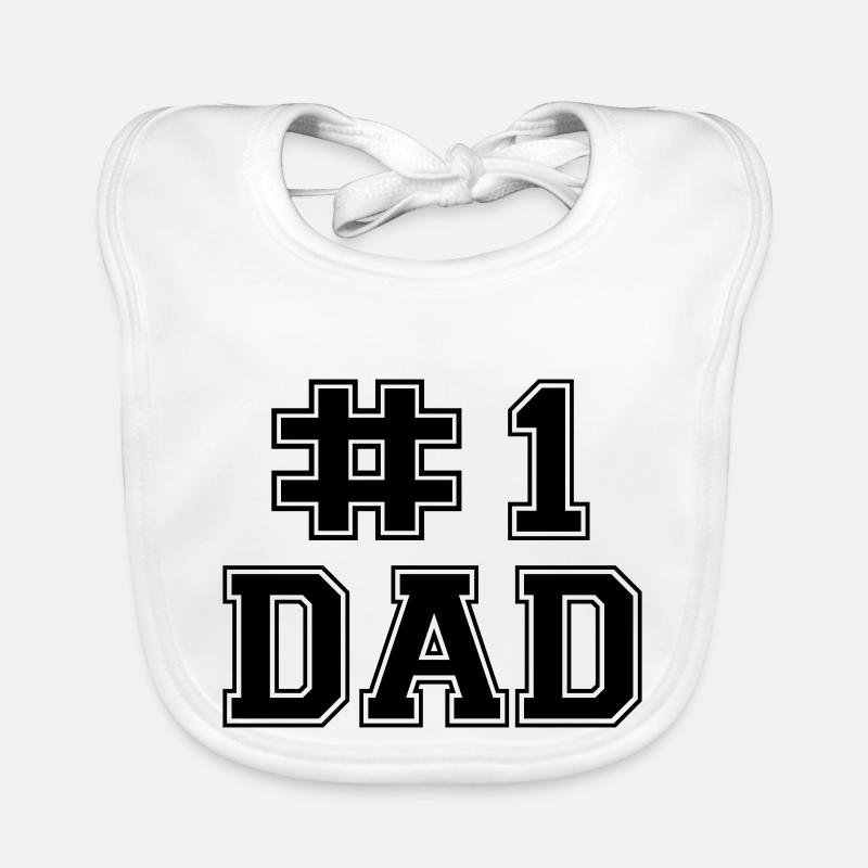 Numer One Dad Baby Bio-Lätzchen