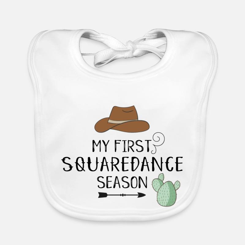 square Dance Bavoir bio Bébé