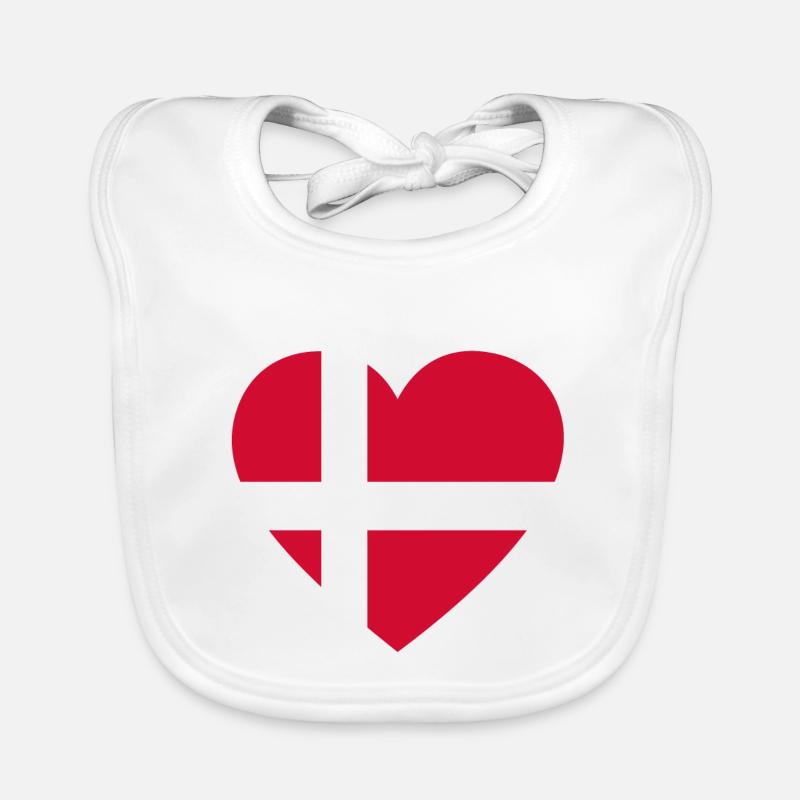 Love Liebe geschenk denmark daenemark Baby Bio-Lätzchen