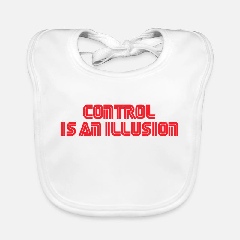 Le contrôle est une illusion Bavoir bio Bébé