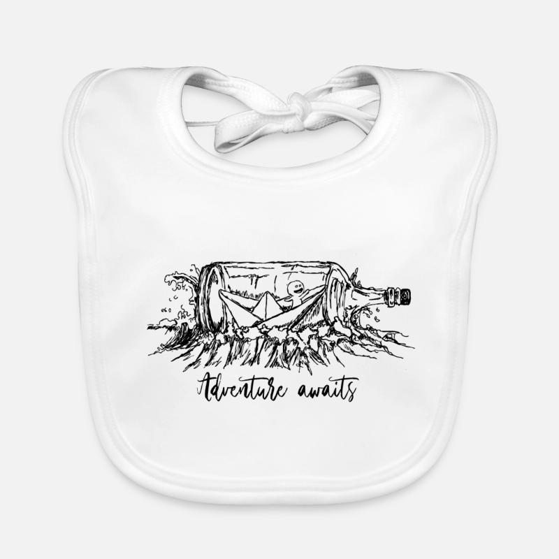aventure attend idée cadeau Bavoir bio Bébé