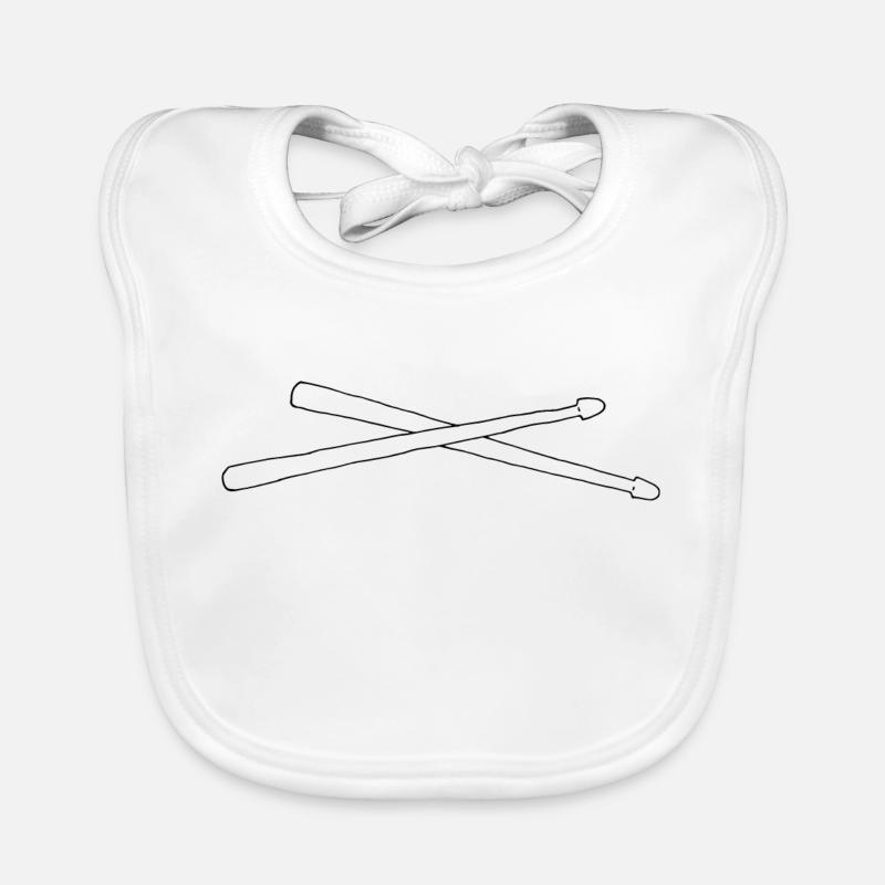 Drumsticks Organic Baby Bibs