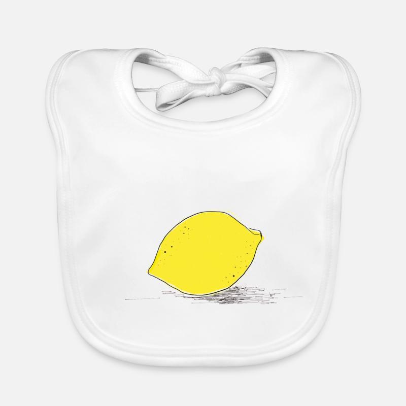citron Bavoir bio Bébé