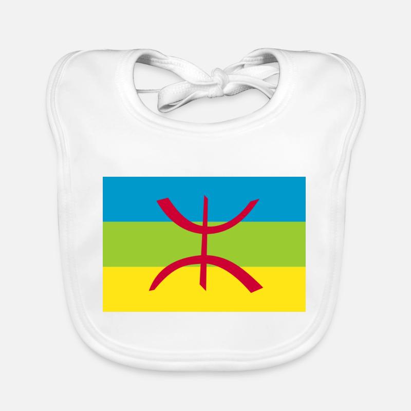 Amazigh Flag Organic Baby Bibs
