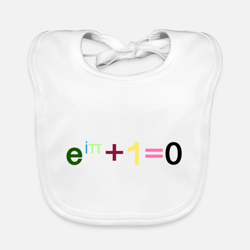 Mathematik - Euler Identät Baby Bio-Lätzchen