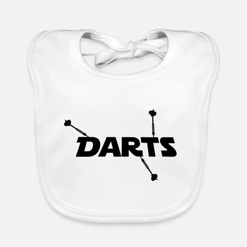 Darten Darts Dart Baby Bio-Lätzchen