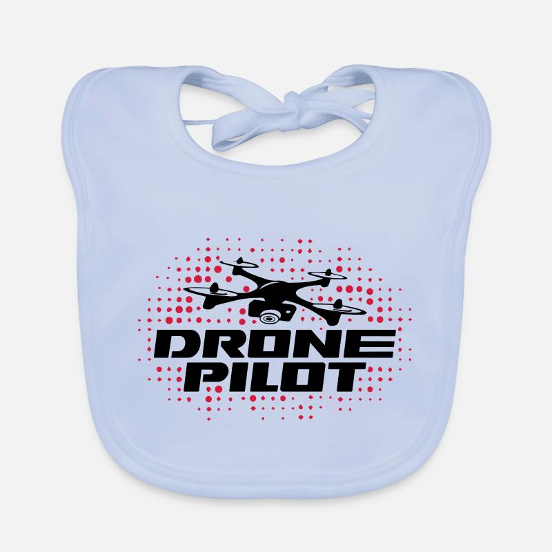 drone pilot Baby Bio-Lätzchen