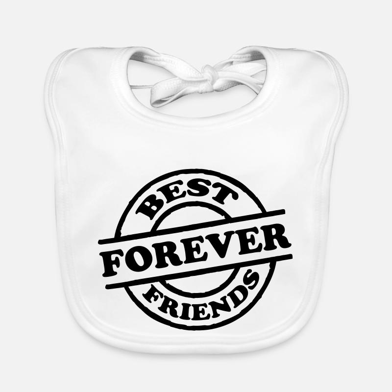 Best Friends Forever Stempel Baby Bio-Lätzchen