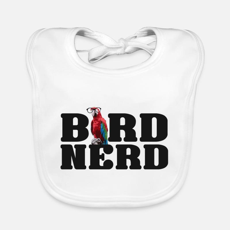 Oiseau Nerd Bavoir bio Bébé