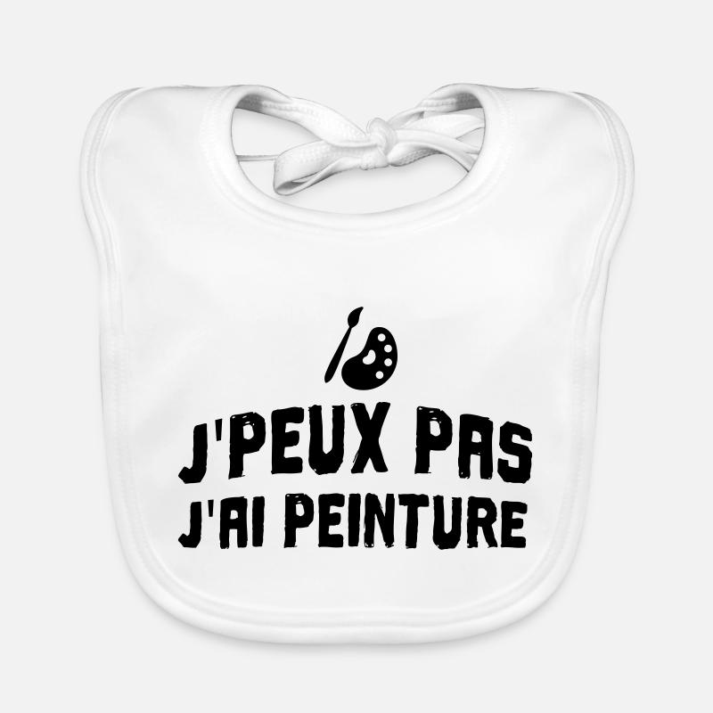 I can't paint Organic Baby Bibs