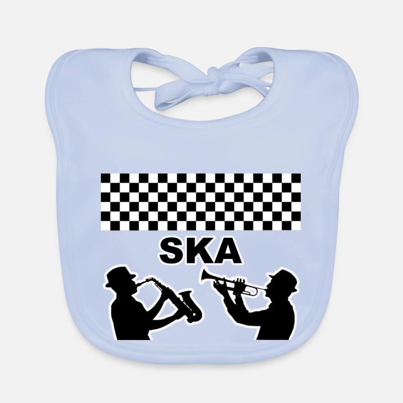 CONCEPTION DE LAITON SKA REGGAE Bavoir bio Bébé