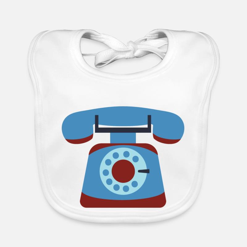 Telefon Baby Bio-Lätzchen