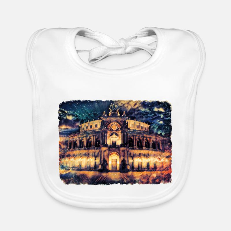Dresden Deutschland Germany Semperoper Organic Baby Bibs