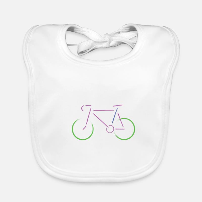 Bicyclepaint Bavoir bio Bébé