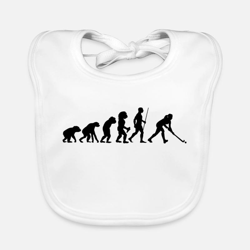 Feldhockey Evolution Geschenk Feldhockey Spieler G Baby Bio-Lätzchen