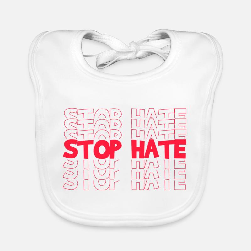 STOP HATE Baby Bio-Lätzchen