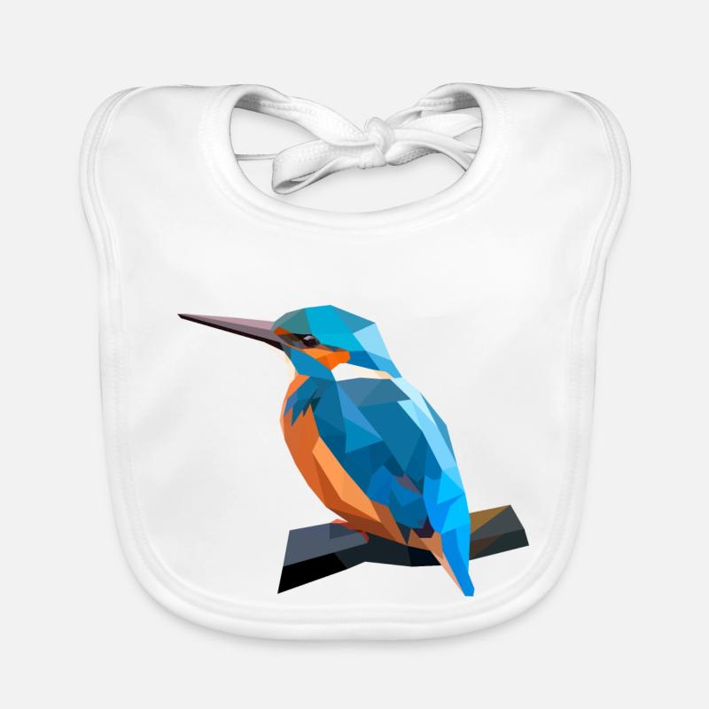Polyart Oiseau de glace Bavoir bio Bébé