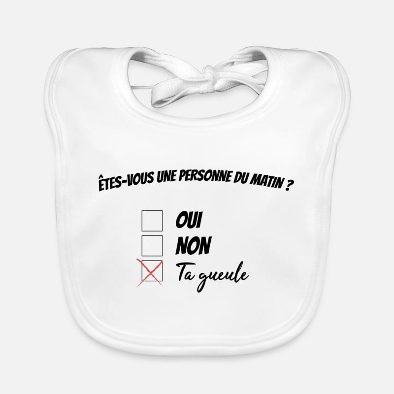 Pas du matin Bavoir bio Bébé